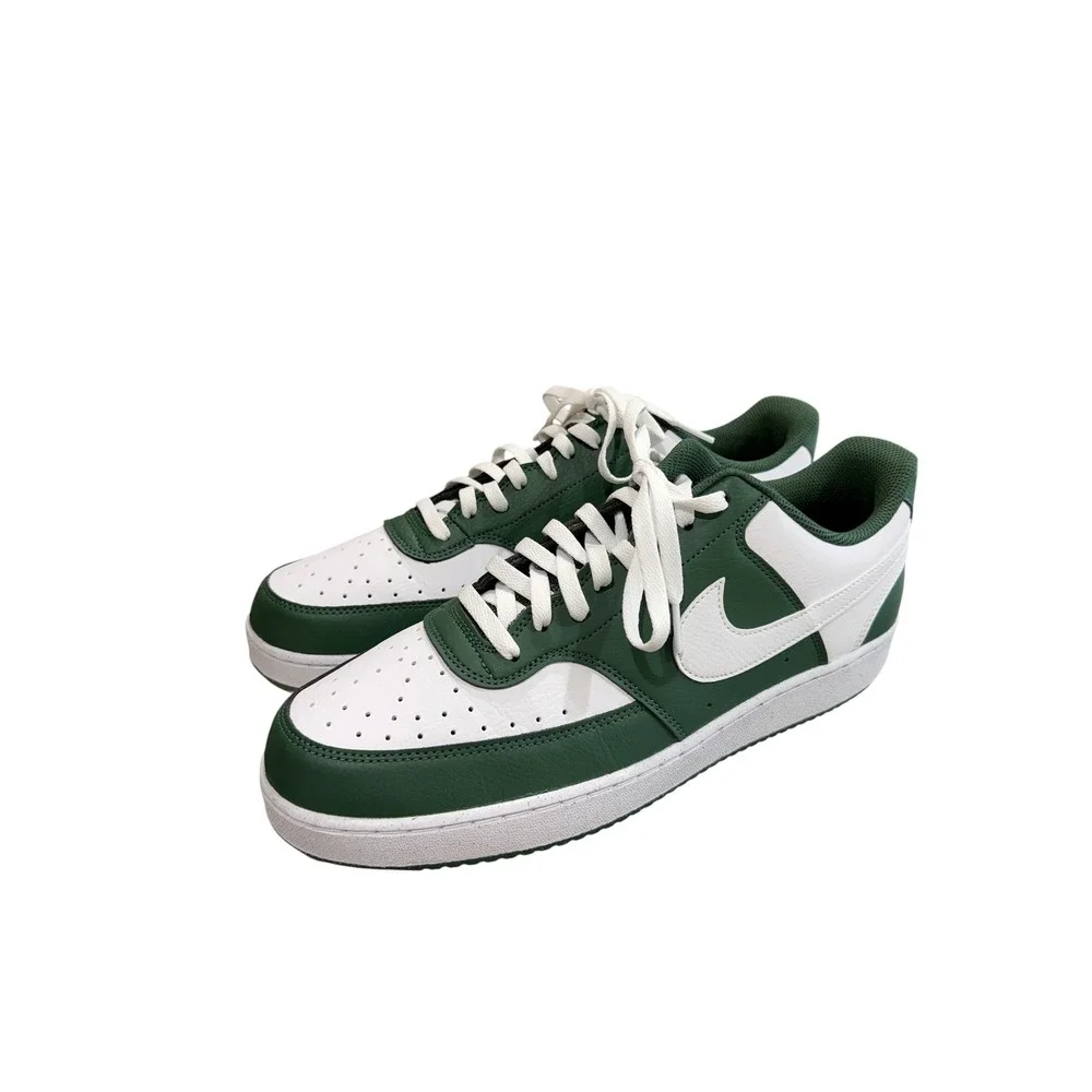 Nike Court Vision Low Mens Green White Sneakers HM9862-300 Streetwear Shoe